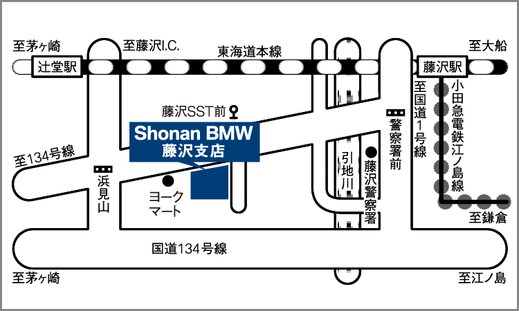 藤沢支店のマップ